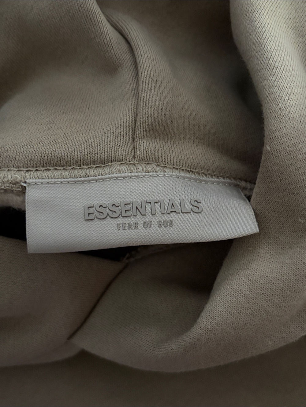 Fear of God ESSENTIALS Hoodie in Oak - Picture 7 of 8